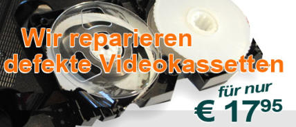 wir reparieren videokassetten