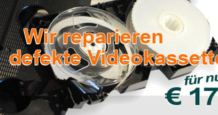 defekte videokassetten auf dvd